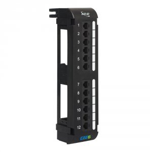 International ICMPP12V60 12-port Vertical Cat 6 Patch Panel For Networ