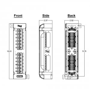 International ICMPP12V60 12-port Vertical Cat 6 Patch Panel For Networ