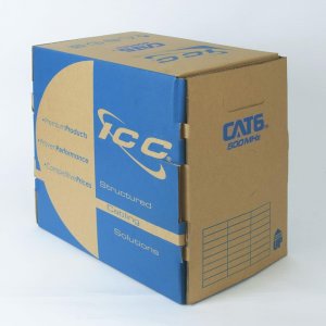 International ICCABR6VWH White 1000 Ft Cat 6 500 Utp Solid Cable - Cmr