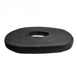 International ICACSV75BK 75 Ft Black Velcro Cable Ties - Bulk Pack For