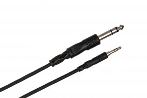 Hosa 0077-0445 5' Stereo Interconnect Cable: 3.5 Mm Trs To 14