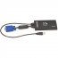 Black KVT100A Usb Crash Cart Adapter