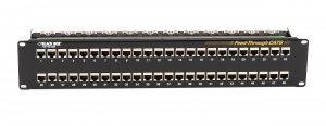 Black JPM816A Cat6 Patch Panel Fd-thru 2u Shl 48pt