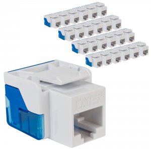 International IC107E5CWH Module Cat 5e Ez 25 Pk White