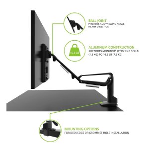 Kanto DMS1000 Single Desktop Monitor Mount