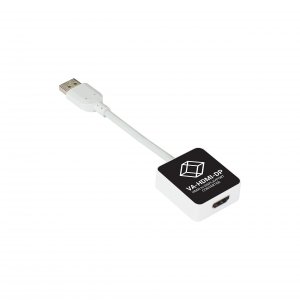 Black VA-HDMI-DP 4k30 Hdmi To Displayport Adapter