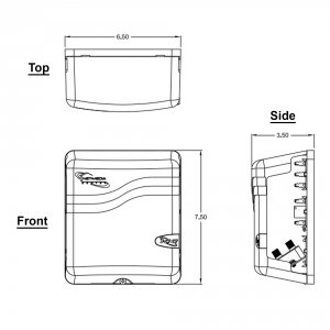 International ICRDSMMBK1 Combo Net Media Center Surface Mount Mini