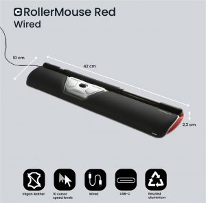 Contour CDRMRED20110 Rollermouse Red