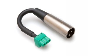 Hosa 0077-0725 Phx3f To Xlr3m Adapter - 6-inch Connection Cable