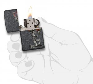 Zippo 28987 Day Of The Dead Skulls Lighter Set - Vibrant Design