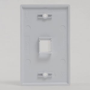 International IC107F1CWH White 1-gang 1-port Face Plate - 25 Pack