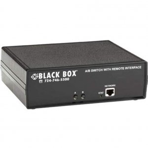 Black SW1041A Cat6 A B Switch Latching