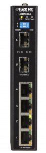 Black LGH1006A Ext Sw 4-101001000 Rj45 2-1001000 Sfp