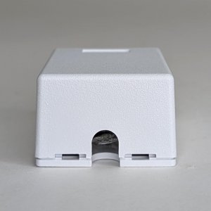 International IC107BC1WH Surface Mount Box 1-port 25-pack, White Finis