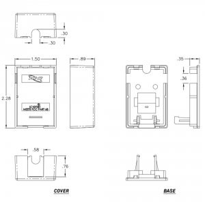 International IC107BC1WH Surface Mount Box 1-port 25-pack, White Finis