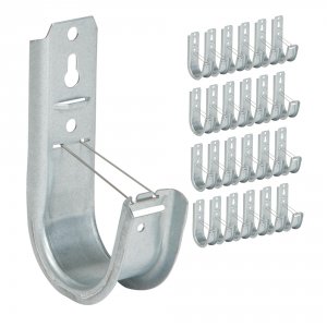 International ICCMSJHK44 J-hook Cable Management Clips - 25 Pack