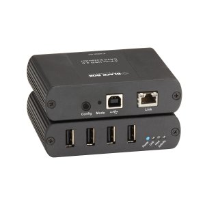 Black IC400A-R2 Usb 2.0 Extender Catx 4pt