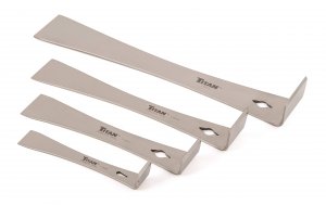 Titan 17009 4-piece Pry Bar Set - Stainless Steel Tools