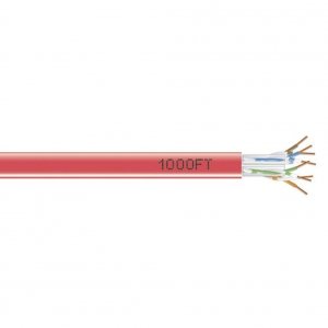 Black EYN868A-PB-1000 Cat6 Bulk Cbl Utp Pvc Box Rd 1000'