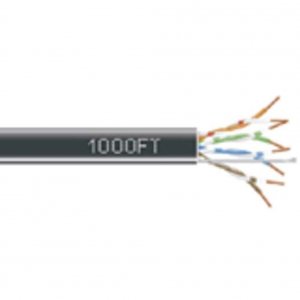 Black EYN860A-PB-1000 Cat5e 350mhz Solid Bulk Cable