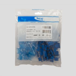 International IC107E5CBL Module Cat 5e Ez 25 Pk Blue