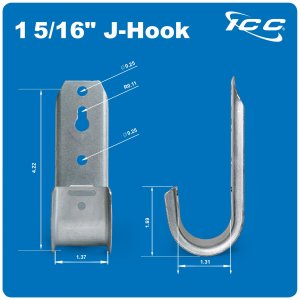 International ICCMSJHK33 J-hook Cable Supports - 1-516