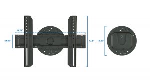 Mount MI-1246F Tv Wall Mount W 360 Rotation