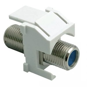 Onq 0108-0817 Recessed Nickel Self-terminating F-connector - 10 Pack