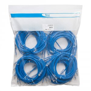 International ICPCSF07BL Cat 6 Patch Cord - Clear Boot, Blue, 7ft (25-