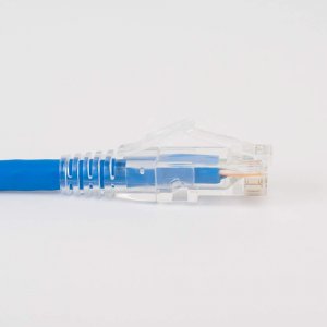 International ICPCSF03BL 3ft Cat 6 Patch Cord - Clear Boot - Blue - Pa