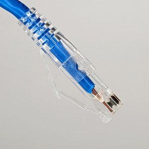 International ICPCSF03BL 3ft Cat 6 Patch Cord - Clear Boot - Blue - Pa