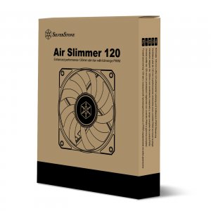 Silverston SST-AS120B E Air Slimmer 120 Slim Case Fan - High Performan