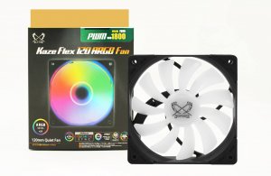 Scythe KF1225FD18AR-P Kaze Flex 120mm Case Fan - High Performance Cool