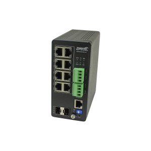 Lantronix SISPM1040-582-LRT Managed Hardened Poe++ Switch, (8) 1010