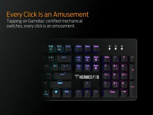 Gamdias GD-HERMES P1B COMBO Gd-hermes Rgb Gaming Keyboard  Mouse Combo