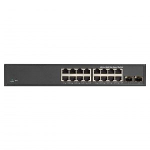 Black LGB2118A-R2 Gigabit Smart Switch 18 Port