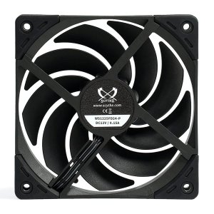 Scythe WS1225FD12-P Wonder Snail 120 Pwm Case Fan - Quiet  Efficient