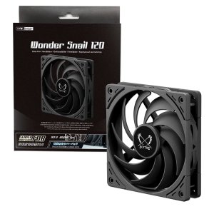 Scythe WS1225FD12-P Wonder Snail 120 Pwm Case Fan - Quiet  Efficient