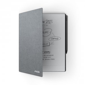 Remarkable RM314 Sleek Grey Book Folio For  2 Tablet