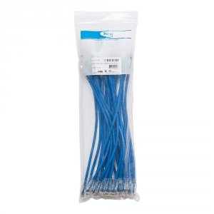 International ICPCSF01BL Blue Cat 6 Patch Cord With Clear Boot - 1ft, 