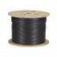 Black C6ABC50S-STR-BK-1000 Cat6a Bulk Cable Sftp Pvc Poe Bk 1000'