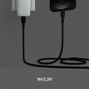 Belkin CAA009bt1MBK Usb-c To Ltg, 1m, Blk