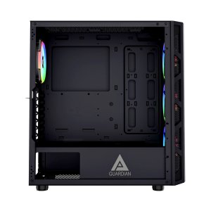 Apevia GUARDIAN-M-BK Guardian Mesh Mid Tower Gaming Case - Black