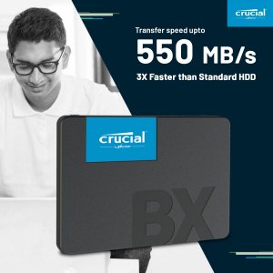 Crucial CT500BX500SSD1 Bx500 500gb 3d Nand Sata 2.5 Inch Ssd