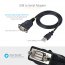 Startech 1P3FP-USB-SERIAL Cable 1p3fp-usb-serial 3ft Usb To Serial Cab