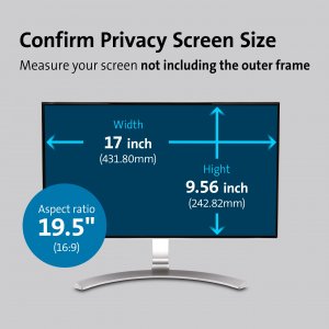 Kensington K52110WW Fp195w9 Privacy Screen For Monitors (19.5in 16:9)