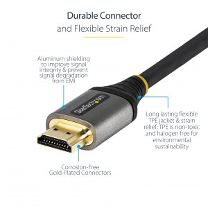 Startech HDMMV3M Cb  10ft Hdmi2.0 High Speed Ultra Hd 4k 60hz Premium 