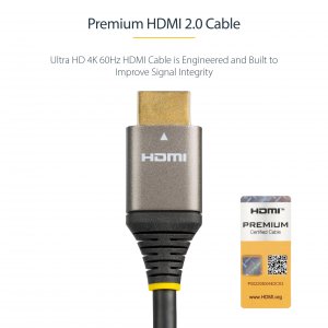 Startech HDMMV3M Cb  10ft Hdmi2.0 High Speed Ultra Hd 4k 60hz Premium 