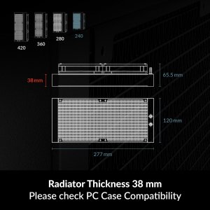 Arctic ACFRE00142A Liquid Freezer Iii 240 A-rgb (black)