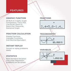 Adesso CS-229B Ac Cs-229b Scentific Graphic And Engineering Calculator